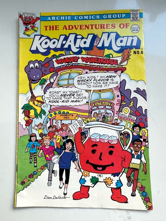 Archie Comics Other - The Adventures Of Kool-Aid Man #6 RARE COMIC DAN DECARLO